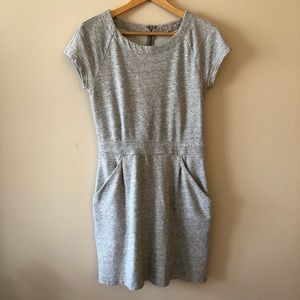Gap grey sweatshirt material dress